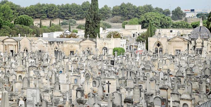 Vista general del cementerio de Palma