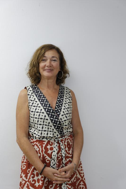 Alicia González en una imagen de su primera entrevista con este periódico.