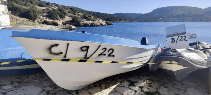 Imagen de archivo de una patera llegada a Baleares