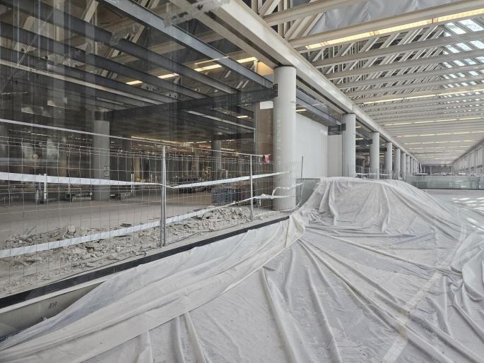 Quejas de los empleados del aeropuerto por las obras de remodelación