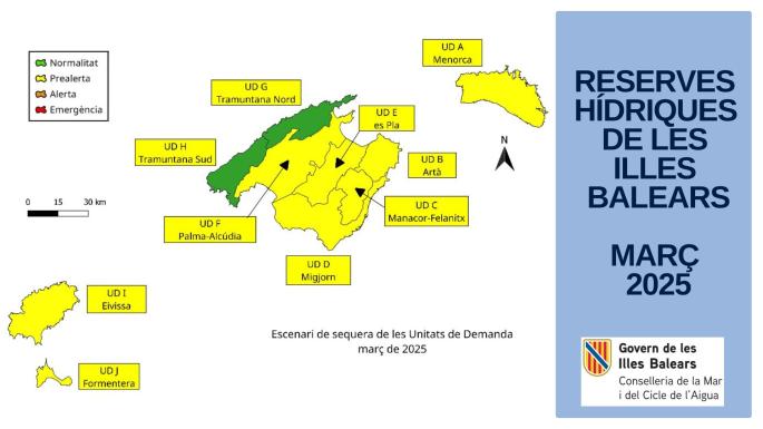 Estado de las reservas de agua