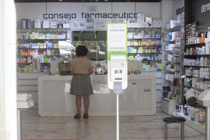 Imagen de archivo de una farmacia.