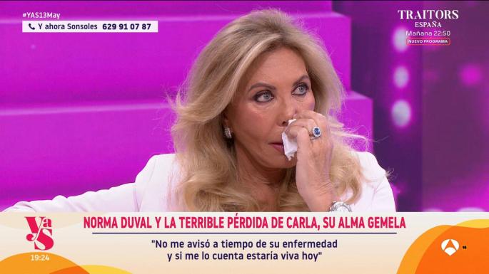 Norma Duval en pleno 'caso Kühn': «Yo quiero pagar impuestos en España»