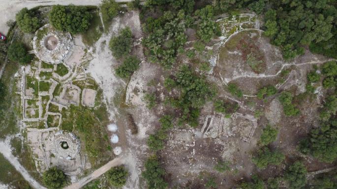El poblado de Son Fornés a vista de dron.