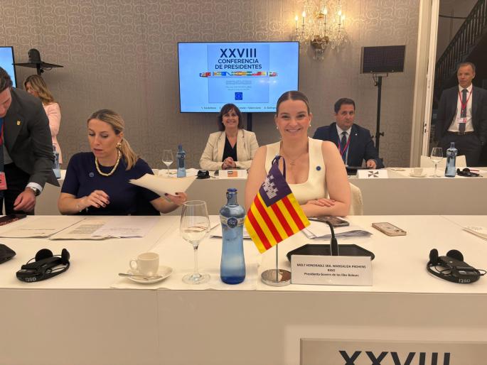 La presidenta de Baleares habla en catalán en la Conferencia de Presidentes