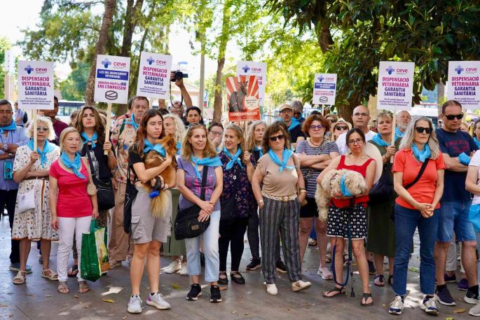 Imagen de los manifestantes