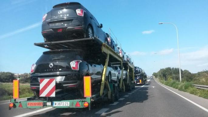 Coches en Menorca