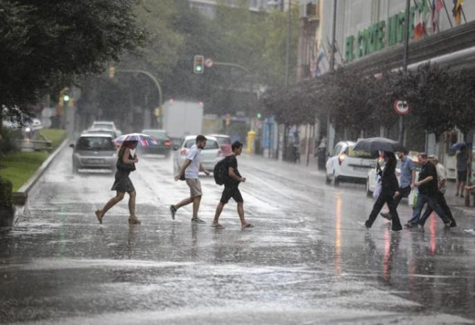 Imagen de archivo de una tormenta en Palma