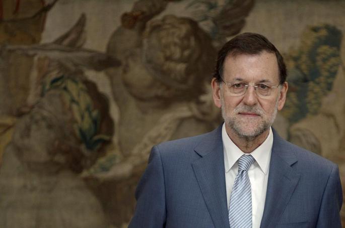 Spain's Prime Minister Rajoy attends the naming of the High Commissioner for the Spain brand at Moncloa palace in Madrid