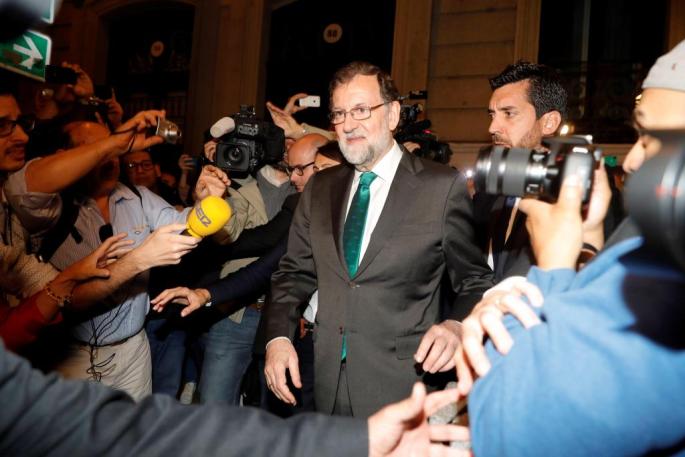 Durante el debate Rajoy estaba reunido con sus ministros en un restaurante
