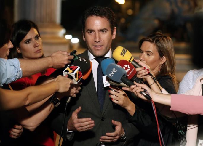 El secretario general del PP, Teodoro García Egea