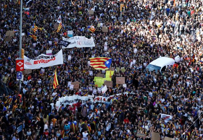 Manifestación en Barcelona