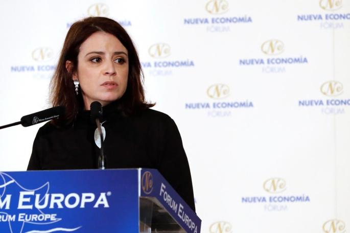 La vicesecretaria general del PSOE y portavoz del grupo parlamentario en el Congreso, Adriana Lastra
