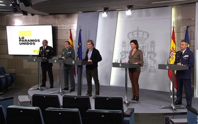 Rueda de prensa de los responsables técnicos de los ministerios competentes