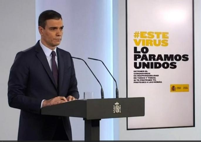 Comparecencia Pedro Sánchez en la Moncloa