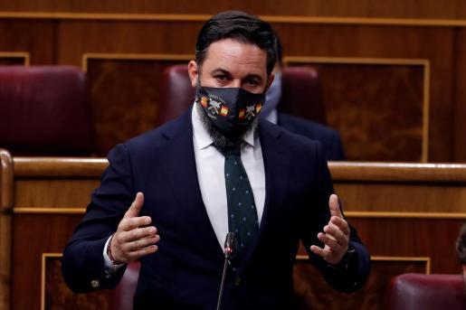 El líder de Vox, Santiago Abascal