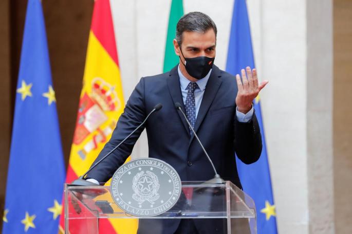 Spain's PM Sanchez meets with Italian PM Conte in Rome
