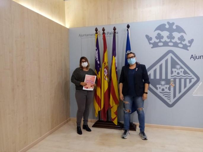 La regidora de Justicia Social, Feminismo y LGTBI, Sonia Vivas y la presidenta de Ben Amics, Tatiana Casado