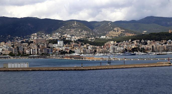 Vista aérea del Puerto de Palma