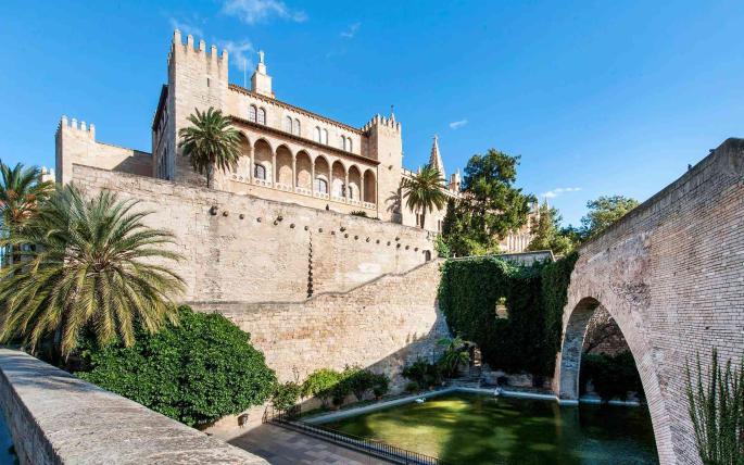 El Palacio de la Almudaina en Palma