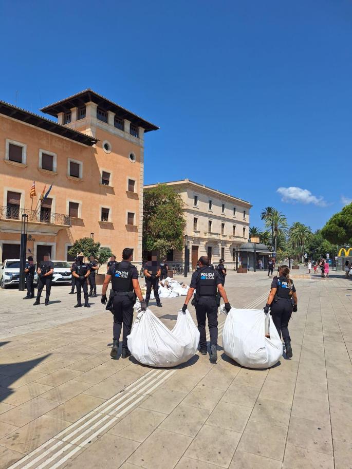 Venta ambulante ilegal en Palma