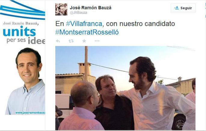 Monserrat Rosselló candidato de Vilafranca