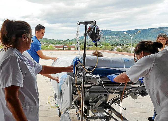 Paseos que curan en el hospital de inca