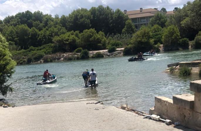 Alquiler ilegal de motos acuáticas en s'Oberta de s'Albufera