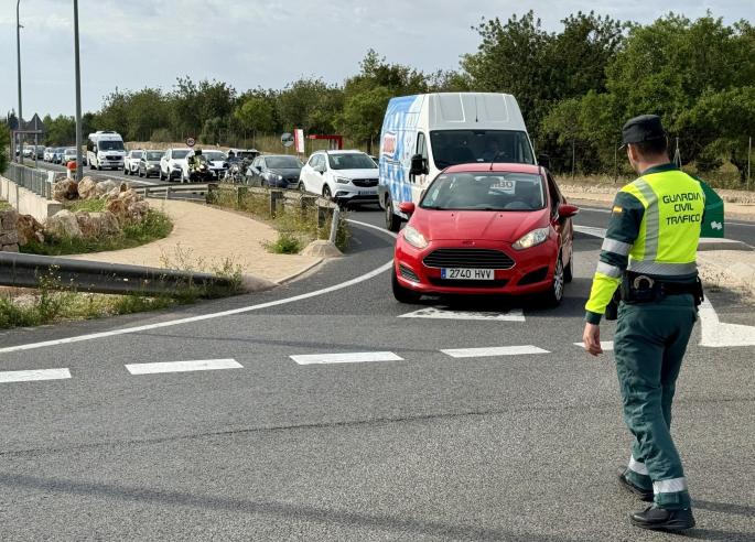 Normalidad en las carreteras durante la Mallorca 312.