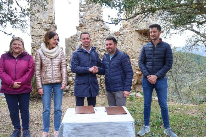 Restauración de urgencia del Castell d'Alaró