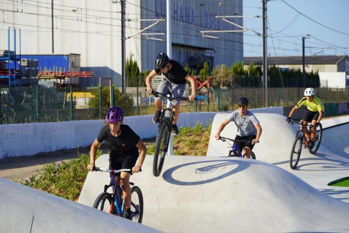 Éxito de participación en la inauguración del nuevo Pumptrack de Marratxí