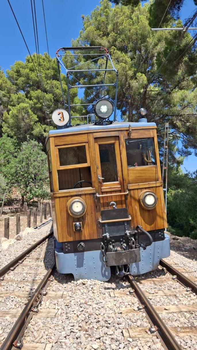Imagen del tren que ha descarrilado