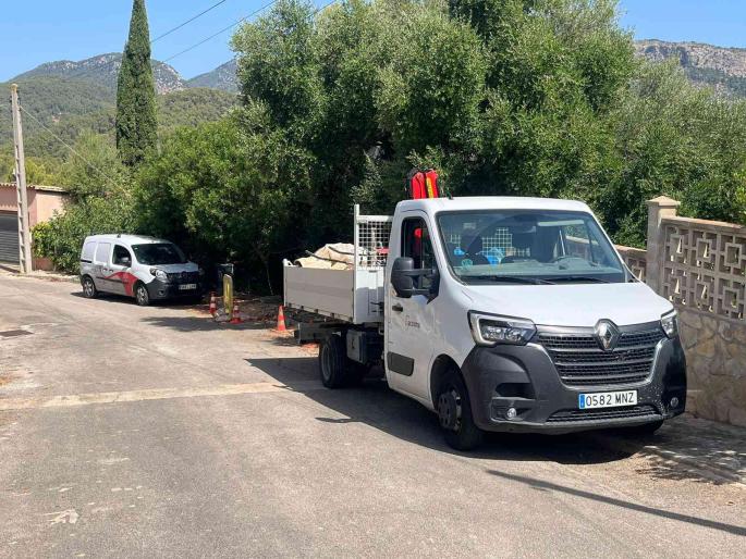 Iniciadas las obras de reparación de las fugas de agua en la red municipal