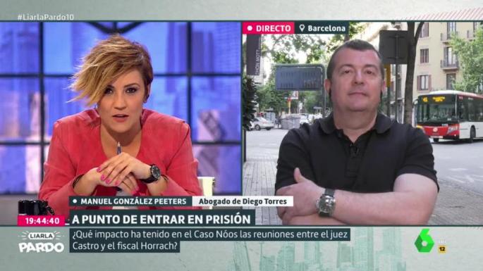 La surrealista entrevista de Cristina Pardo al abogado de Diego Torres