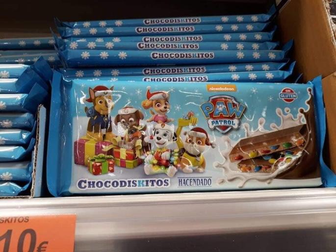 turrón de chocolate de Mercadona