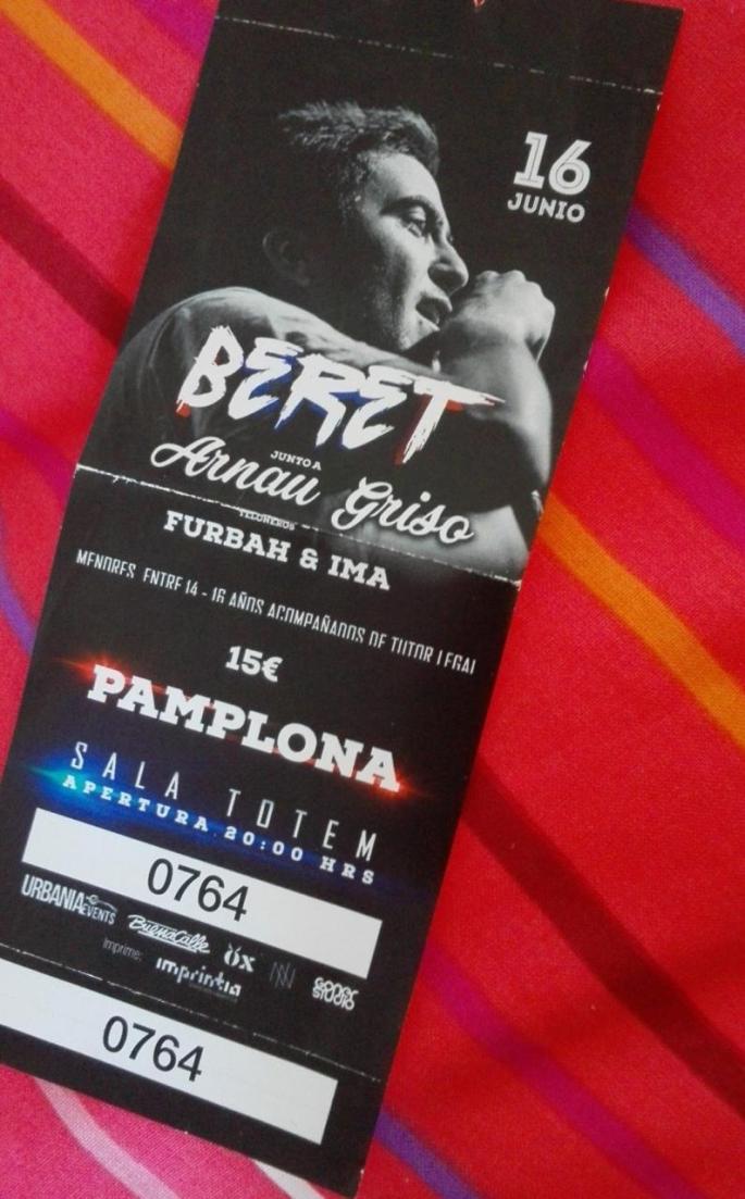 Concierto de Beret en Pamplona