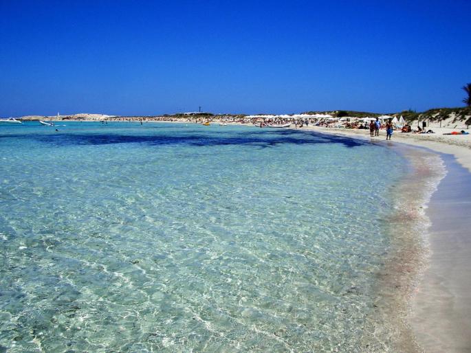 Playa de ses Illetes en Formentera