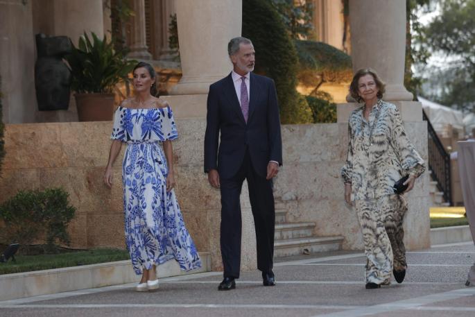 La recepción de los Reyes en Marivent.