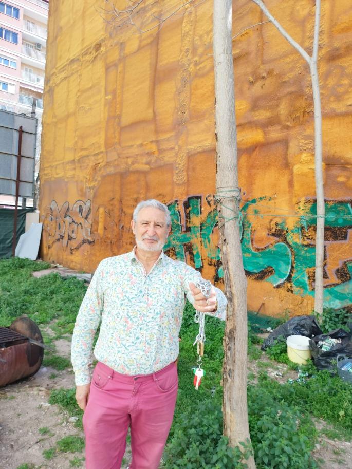 «El solar ha sido desokupado, pero ahora tenemos que evitar que vuelvan a entrar»