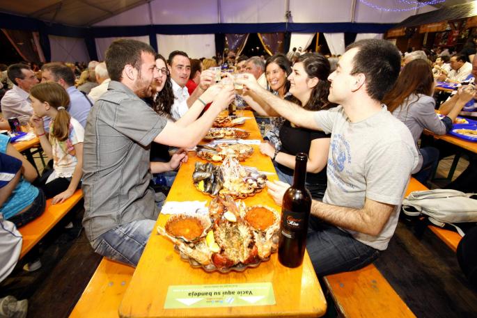 Palma se llena de sabor con la gran fiesta del marisco