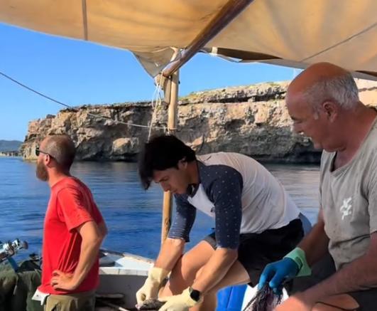 Así es el día a día de un pescador de Mallorca: «Solo como tira de la caña ya se sabe que pez ha picado»