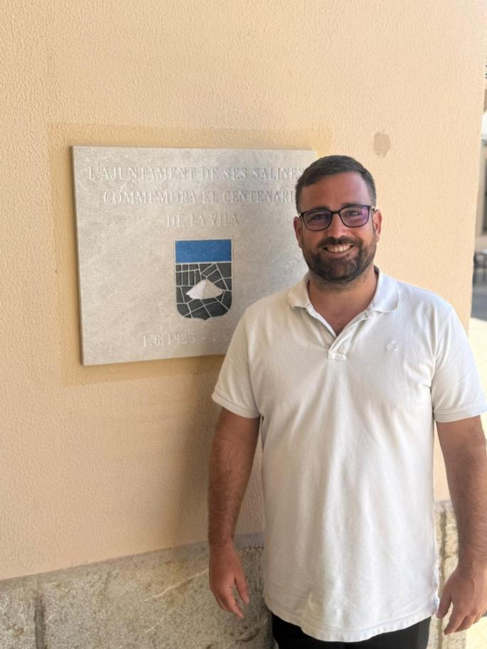 El alcalde de ses Salines, Guillem Mas