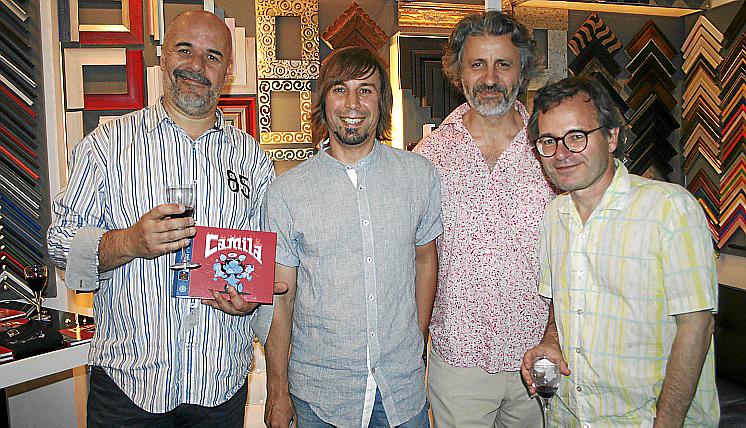 Álex Fito presenta su nuevo cómic ‘Camila’ en la Galería Sampol