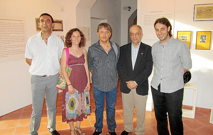 Inauguración de una exposición sobre Josep Rullan en el Museu de Sóller