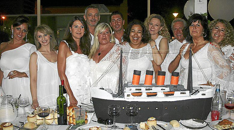Cena en Blanco en Parc de ses Estacions