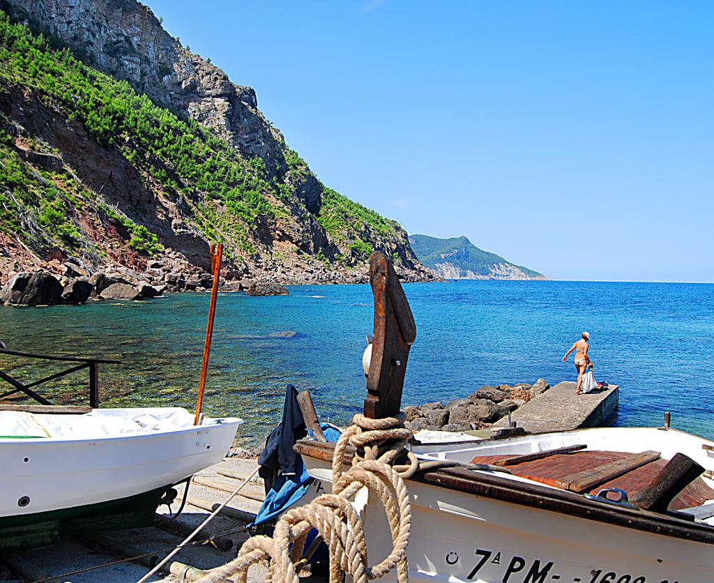 Rincón junto al mar, Mallorca.