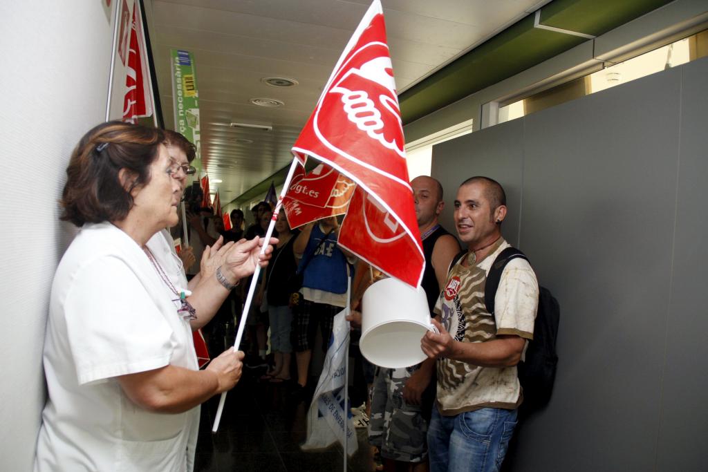 Protesta en Son Espases