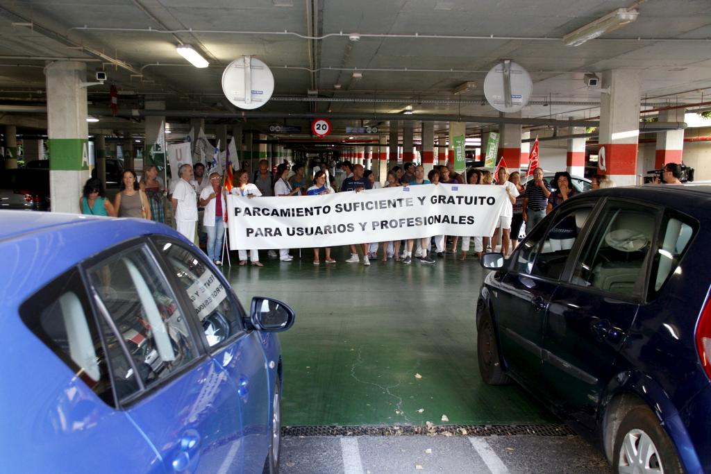 Protesta en Son Espases