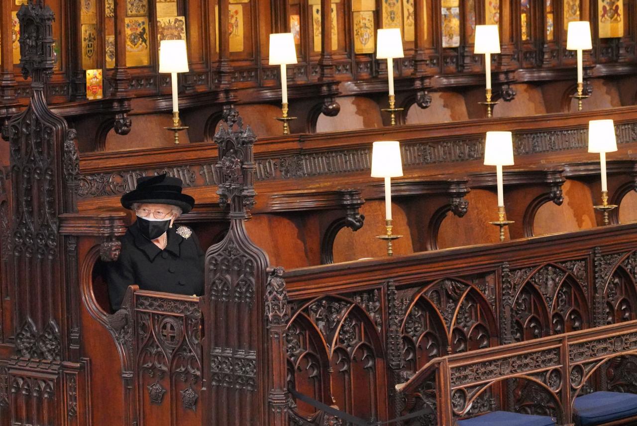 El funeral del Duque de Edimburgo, en imágenes