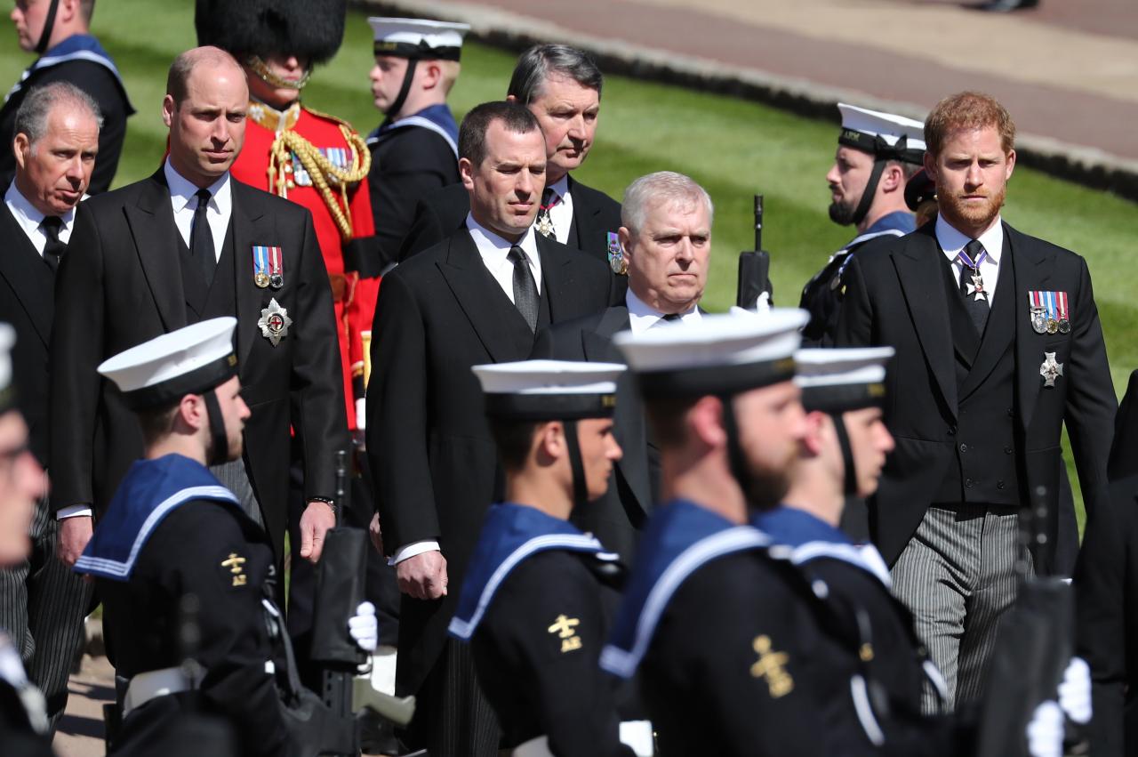 El funeral del Duque de Edimburgo, en imágenes